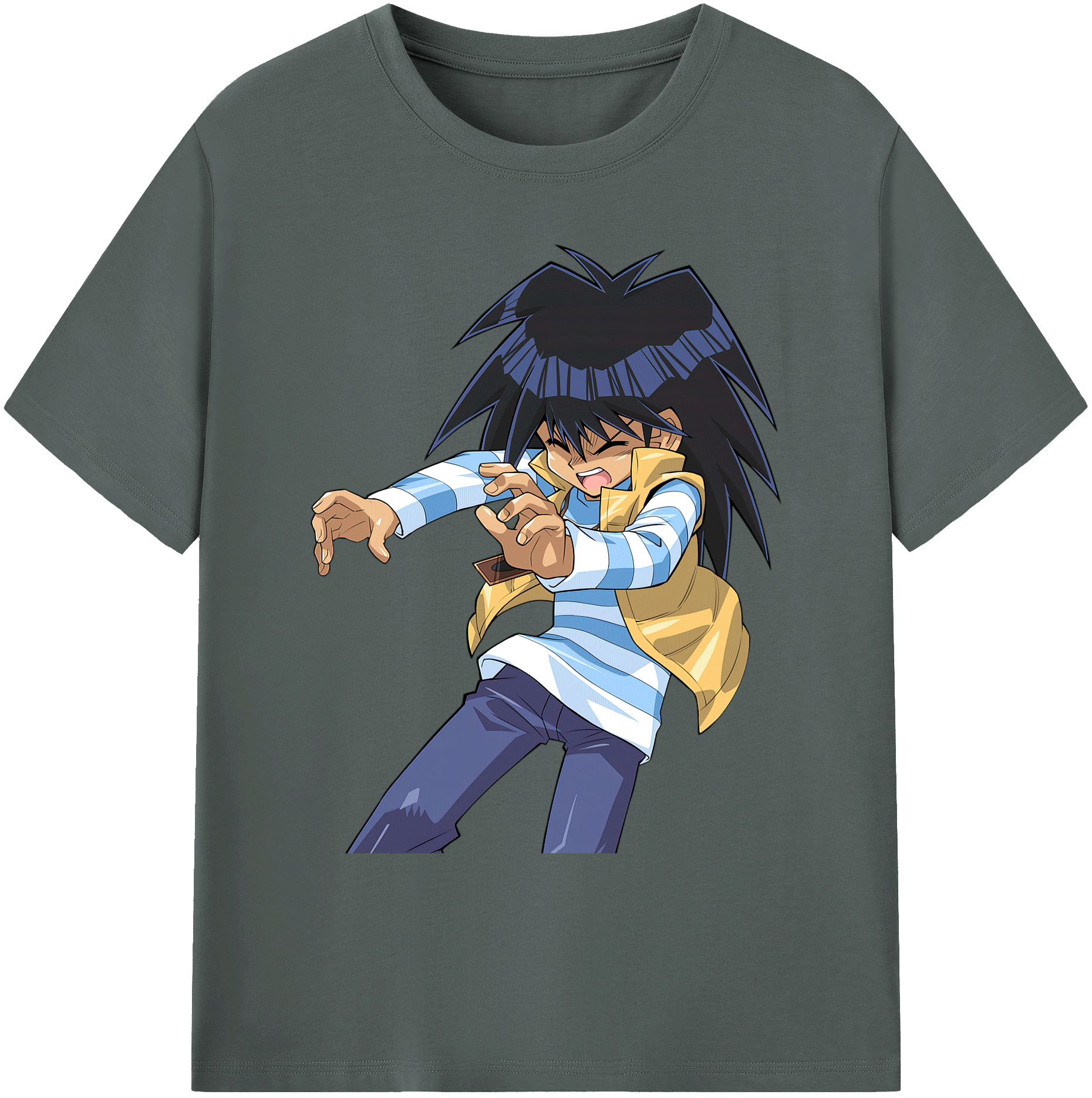 （画像用） 遊☆戯☆王 Yu-Gi-Oh! 綿100％ メンズ半袖Tシャツ｜肌触りやわらか＆通気性